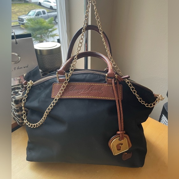 Dooney & Bourke Black Vinyl Crossbody - Picture 3 of 14
